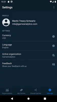 GameAnalytics android App screenshot 0